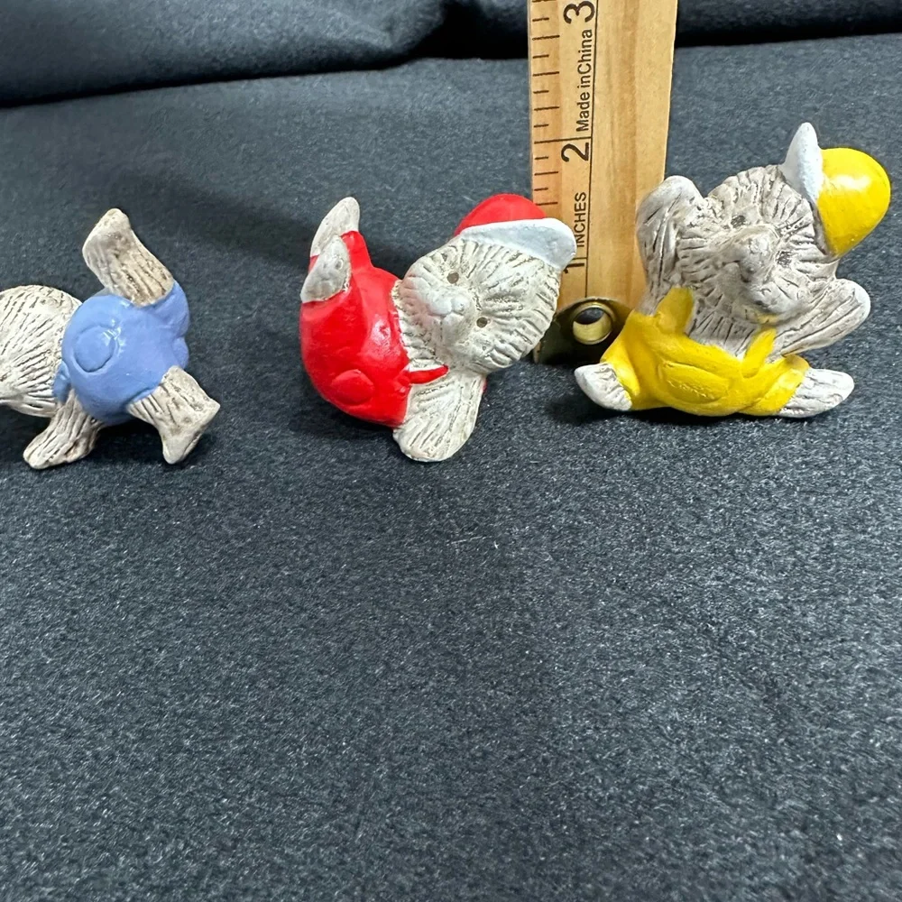 Vintage Japan Style Anthropomorphic Mouse Figurines Set Of 3 Josef Style